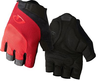 Giro Bravo Gel Short Finger Gloves - Bright Red - M, Bright Red